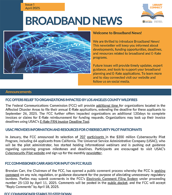 Broadband News Issue 1 - April 2025